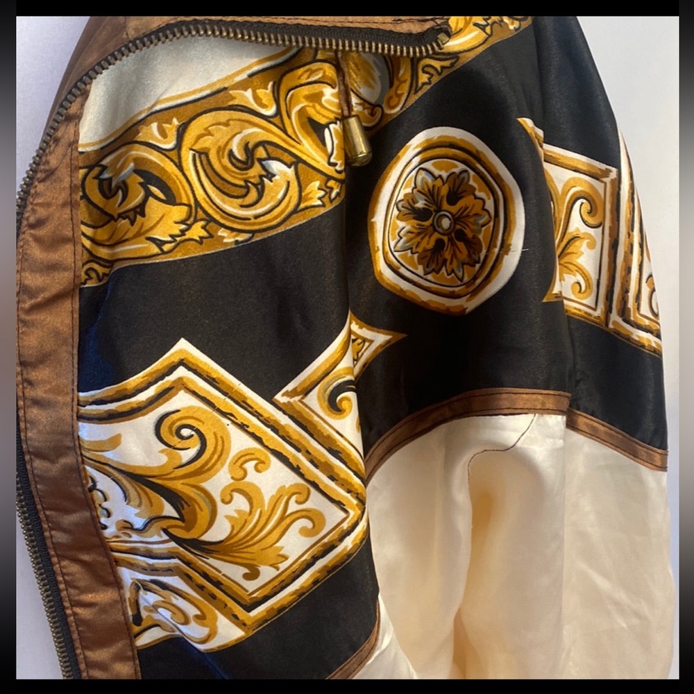 Vintage Women’s John Weitz Jacket Size S Versace Inspired! - Picture 3 of 5